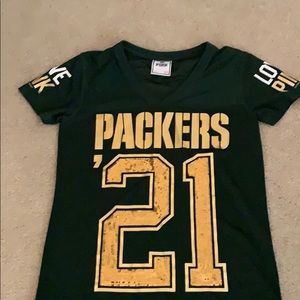 Victoria Secret Pink Green Bay Packers Jersey